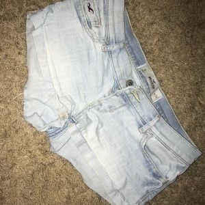 Light Wash Hollister Shorts